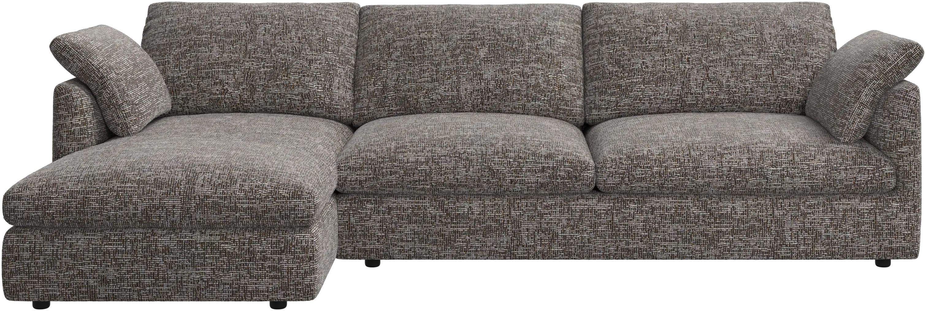 Milano sofa with chaise longue left