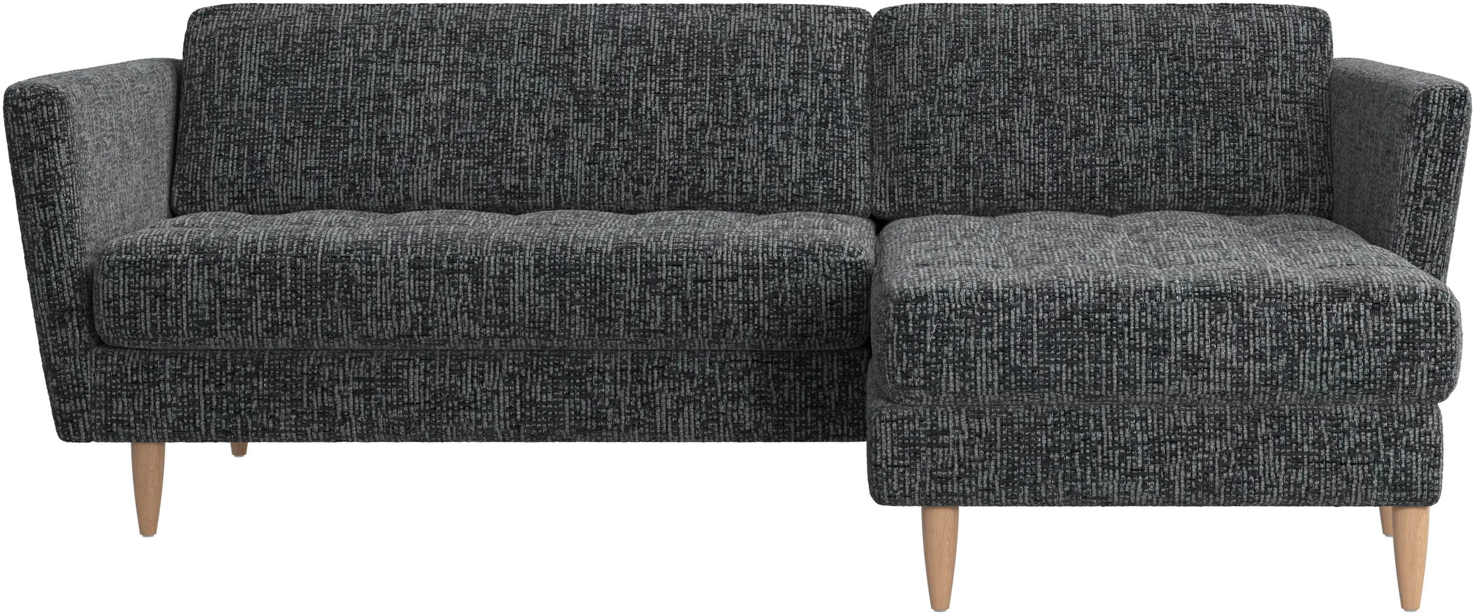 Osaka sofa with resting unit, tufted seat