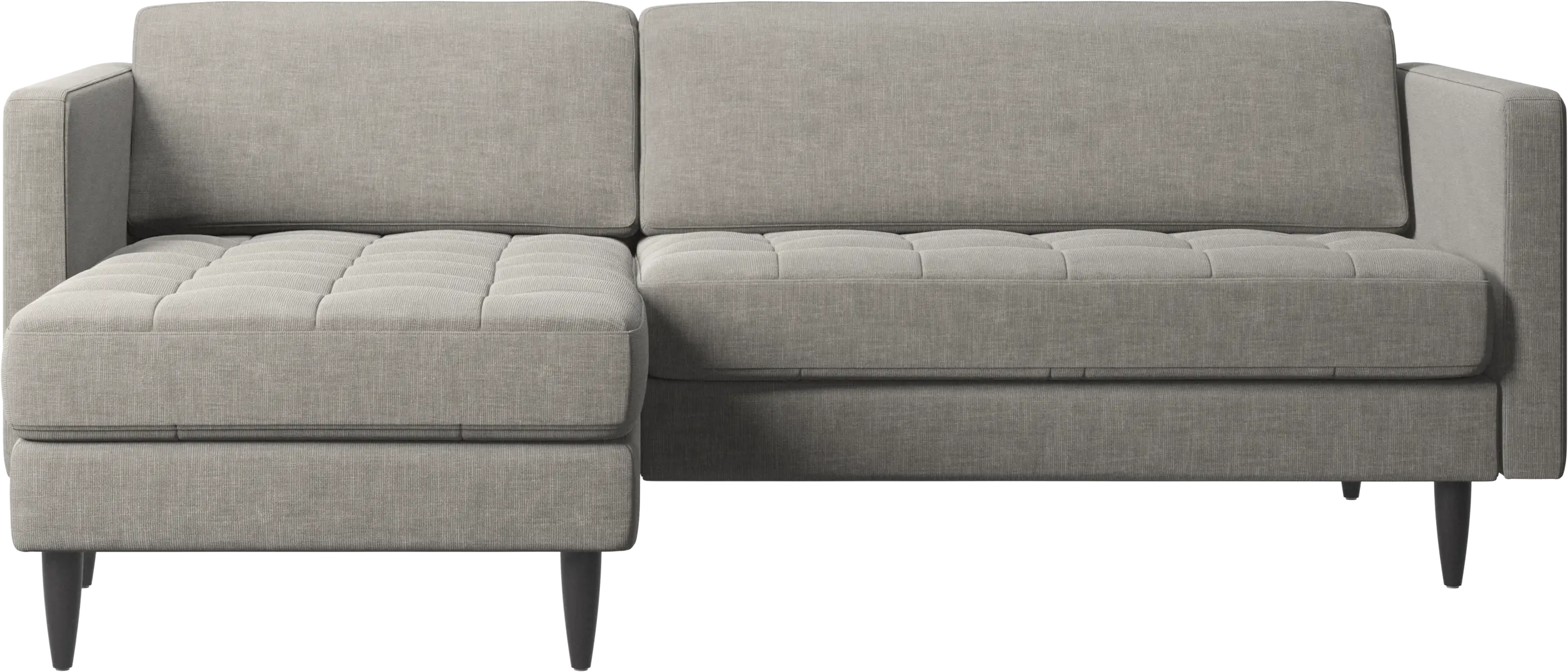 Osaka sofa with resting unit, tufted seat
