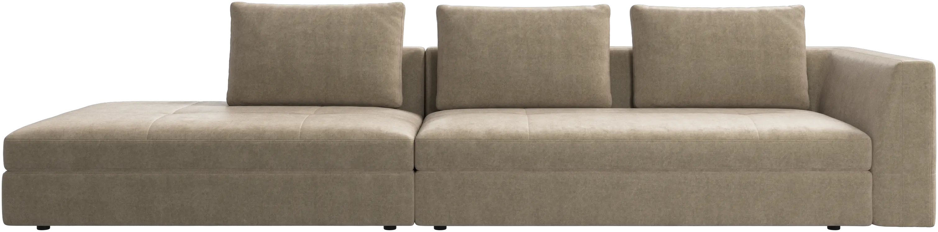 Bergamo sofa with lounging unit