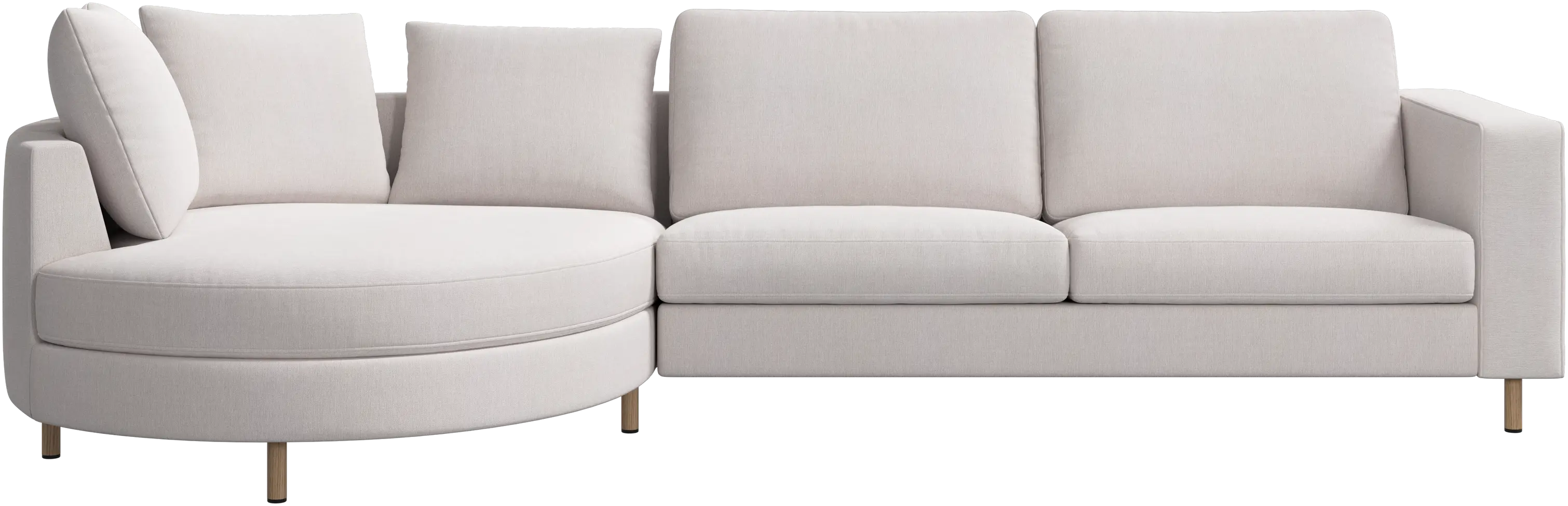 Indivi sofa with chaise longue left