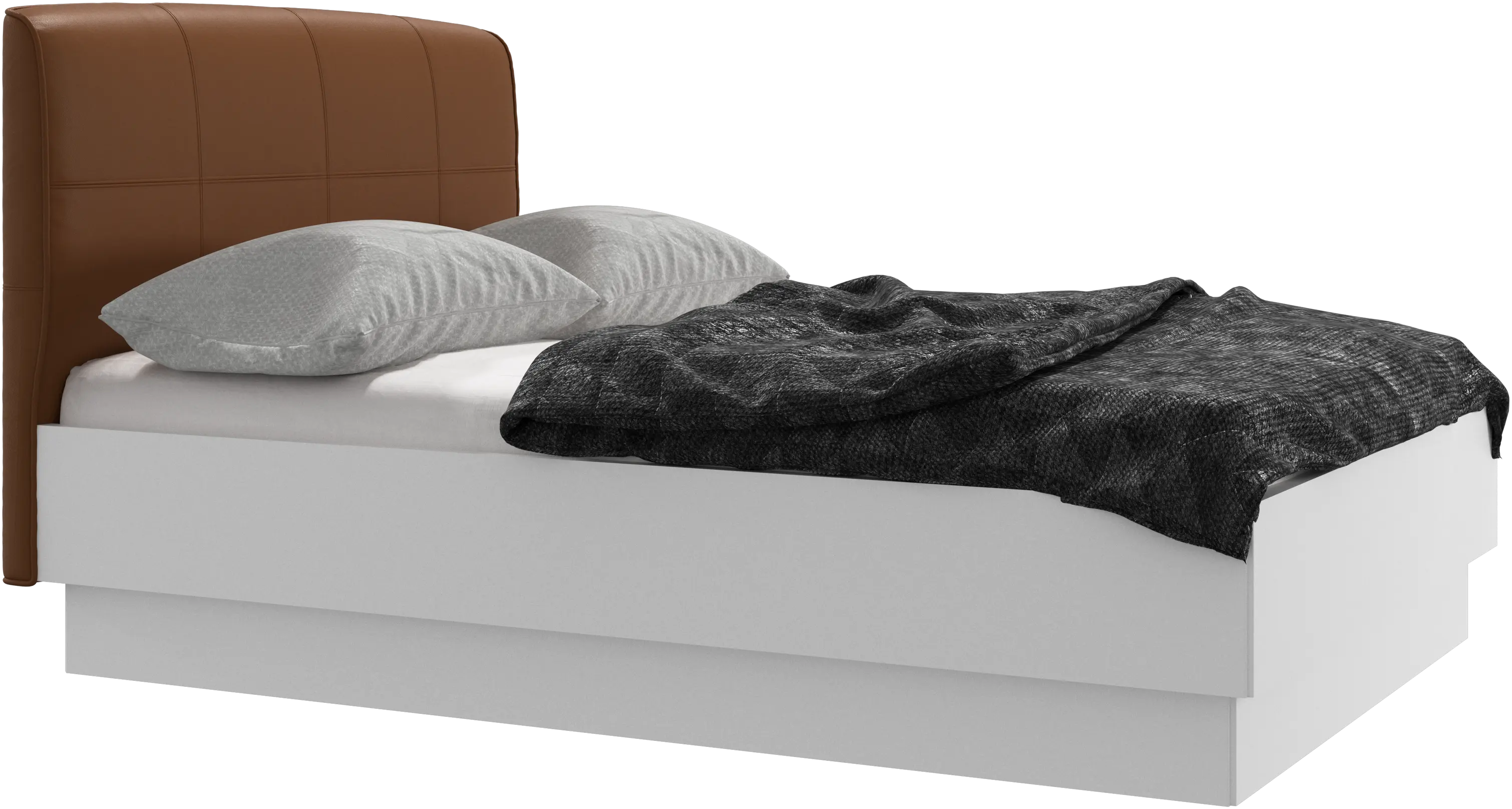 Houston, upholstered bed with storage