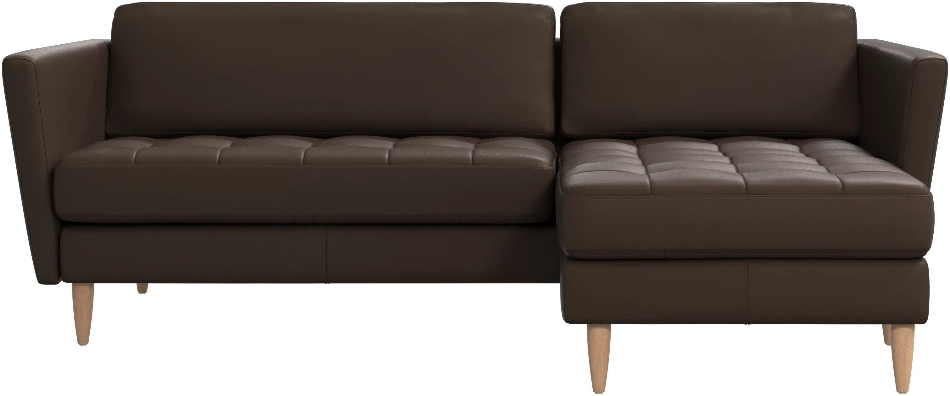 Osaka sofa with resting unit, tufted seat