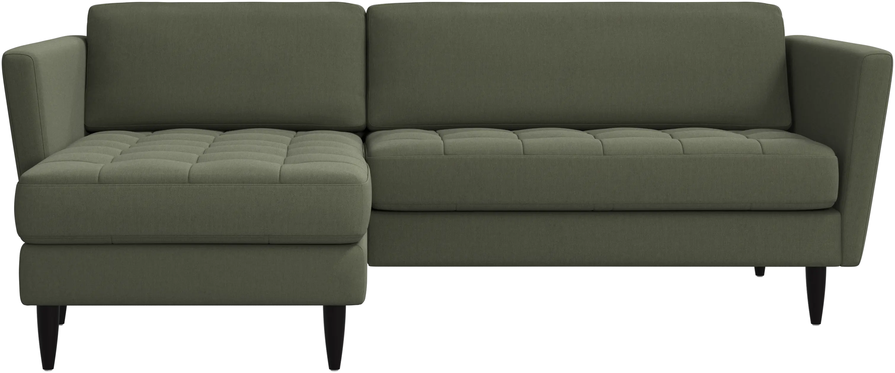 Osaka sofa with resting unit, tufted seat