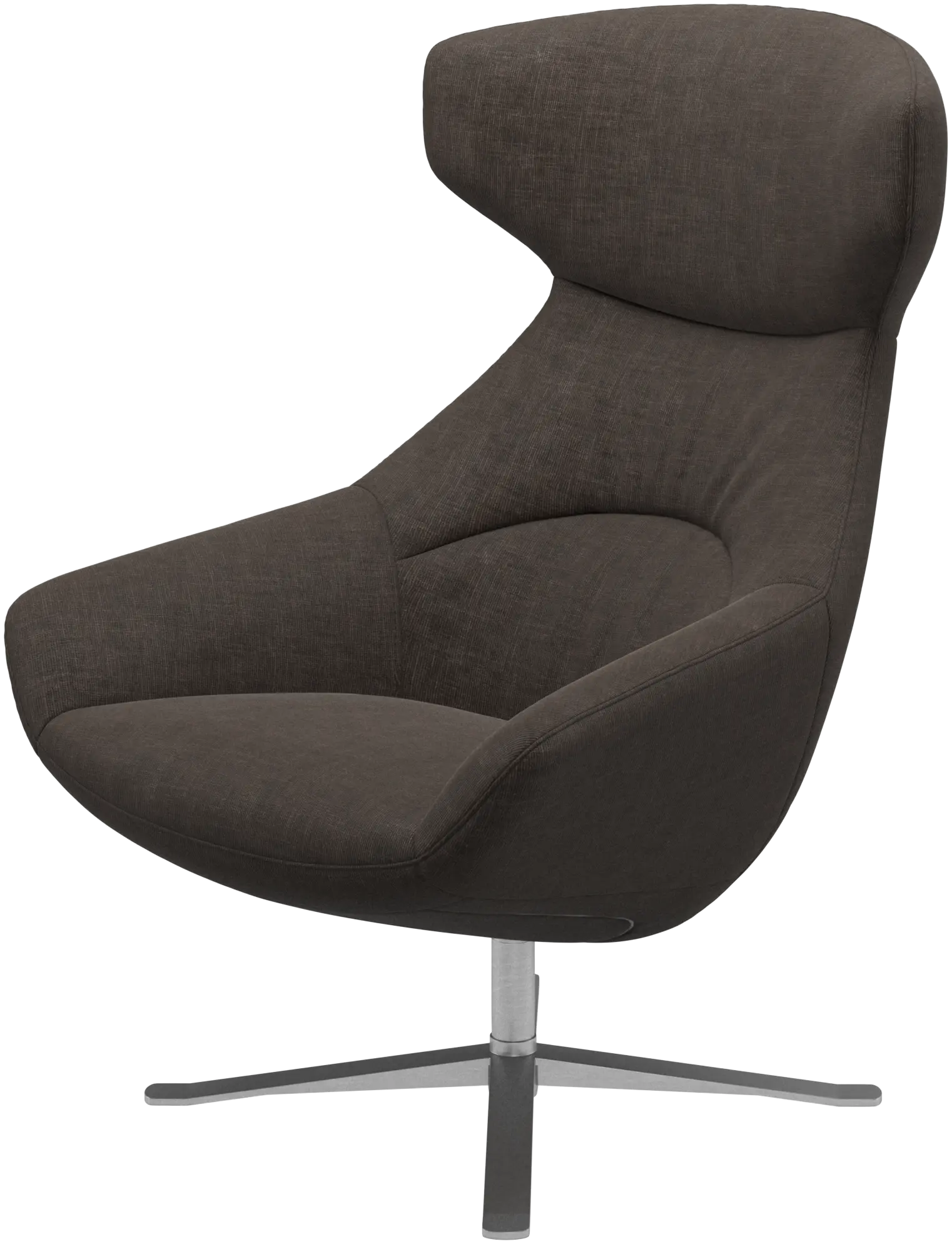 Porto chair with reclining back function and swivel base