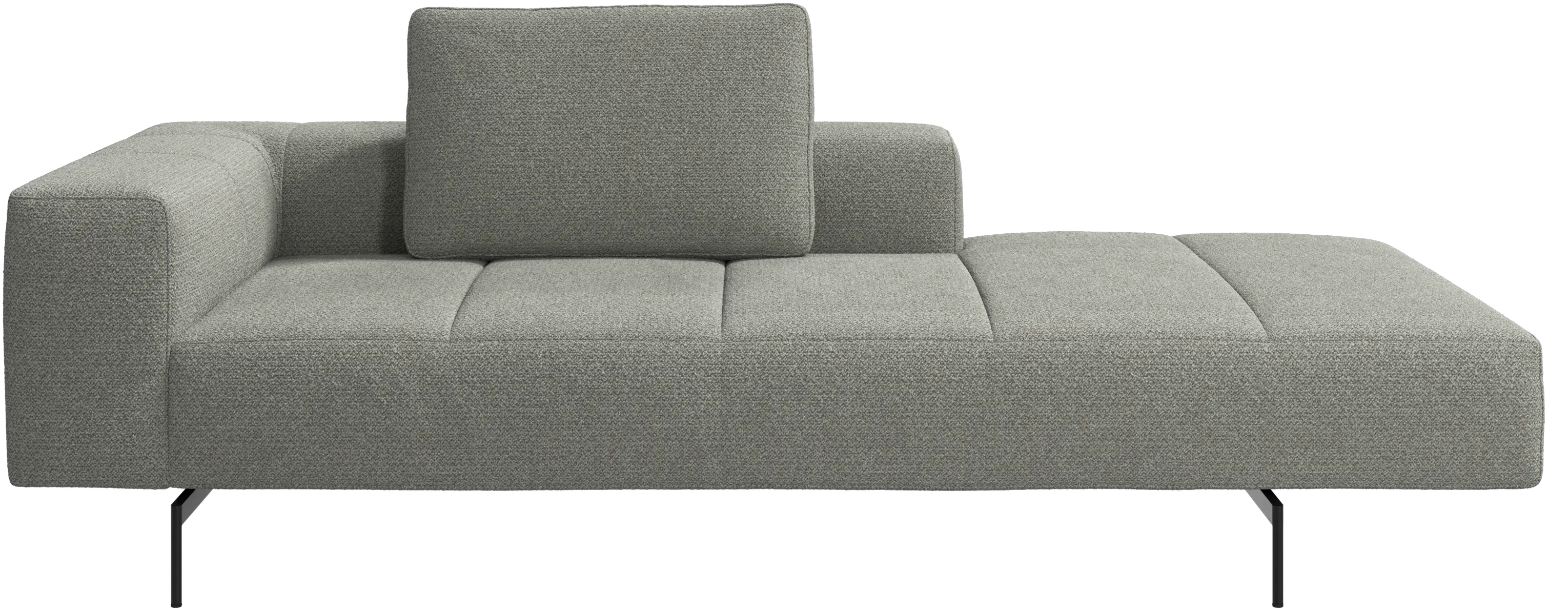 Module de canapé Amsterdam, accoudoir à gauche, chaise longue à droite