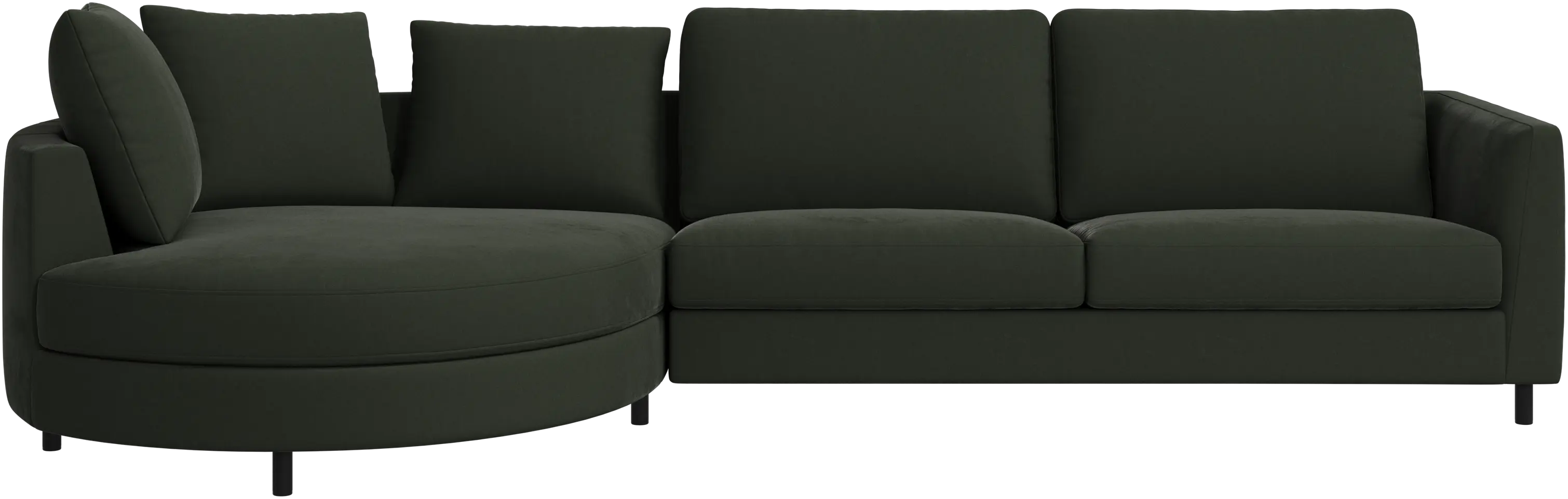 Indivi sofa with chaise longue left