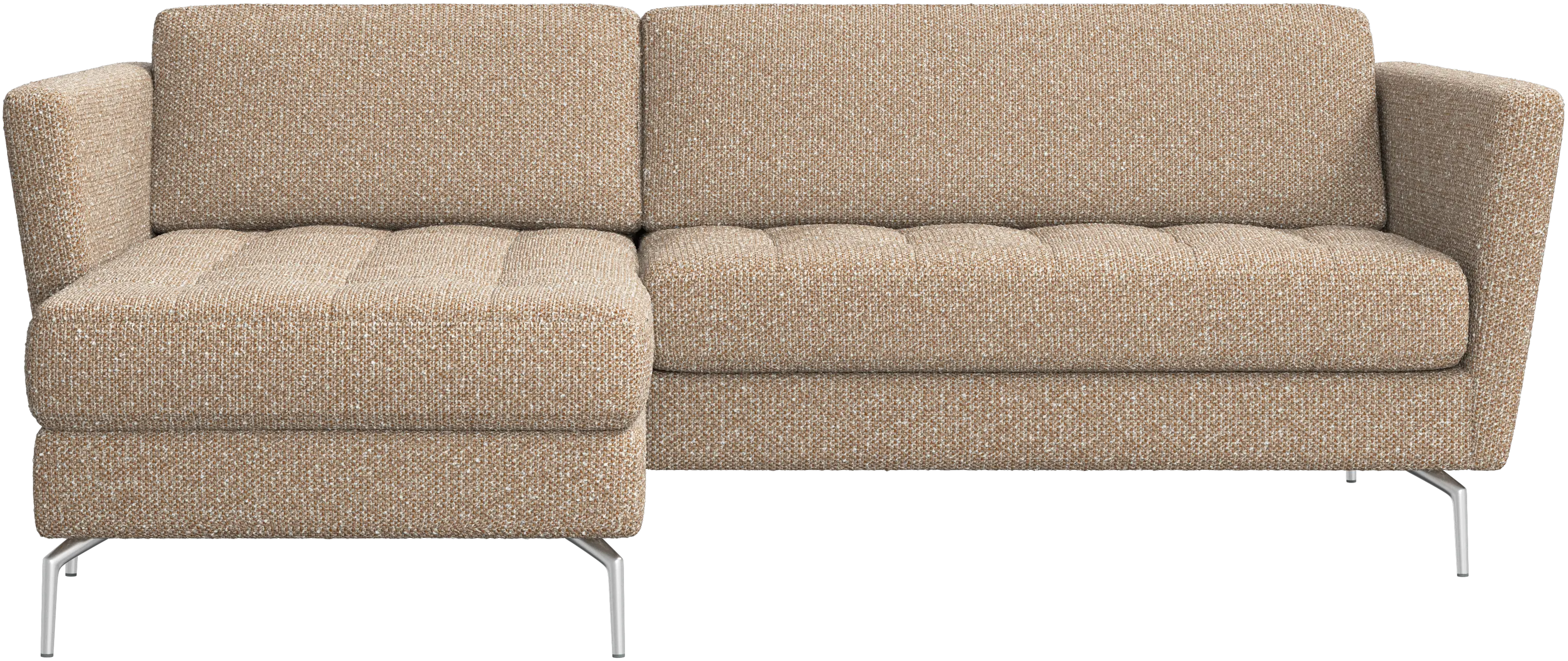 Osaka sofa with resting unit, tufted seat