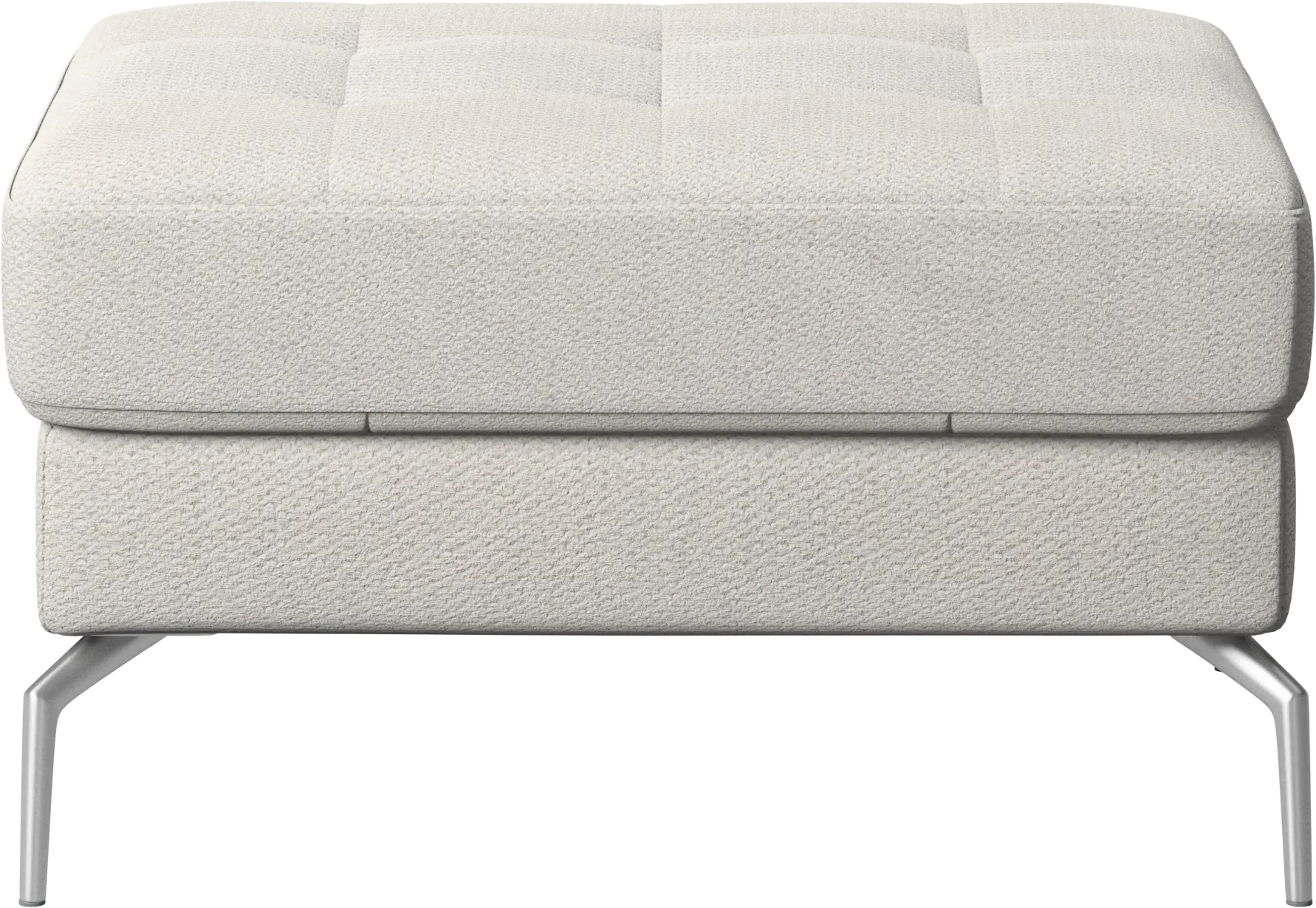 Osaka footstool, tufted seat