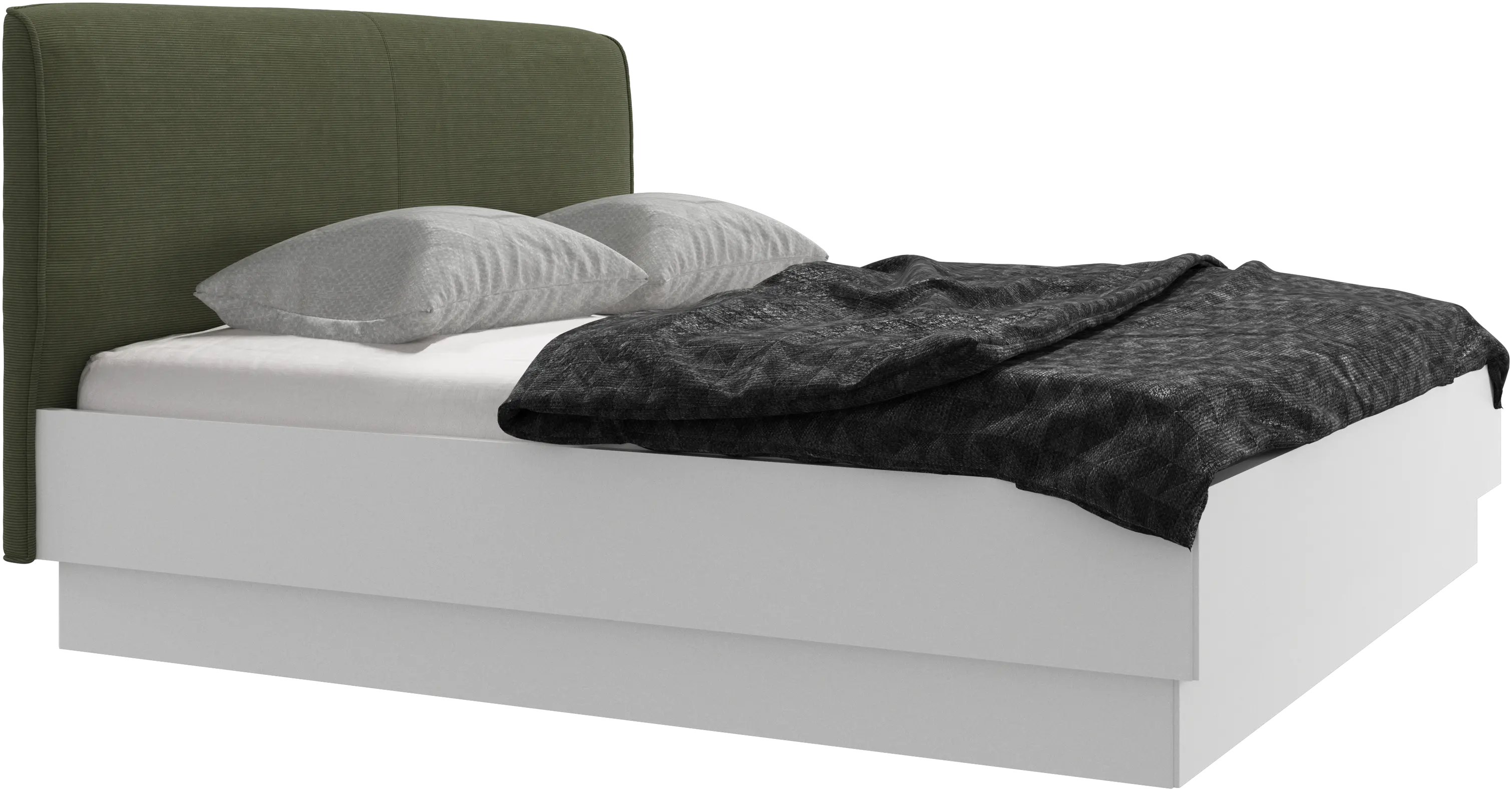 Houston, upholstered bed with storage