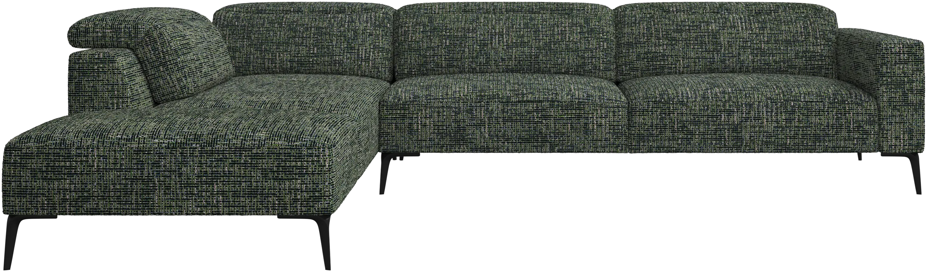Zürich corner sofa with lounging unit
