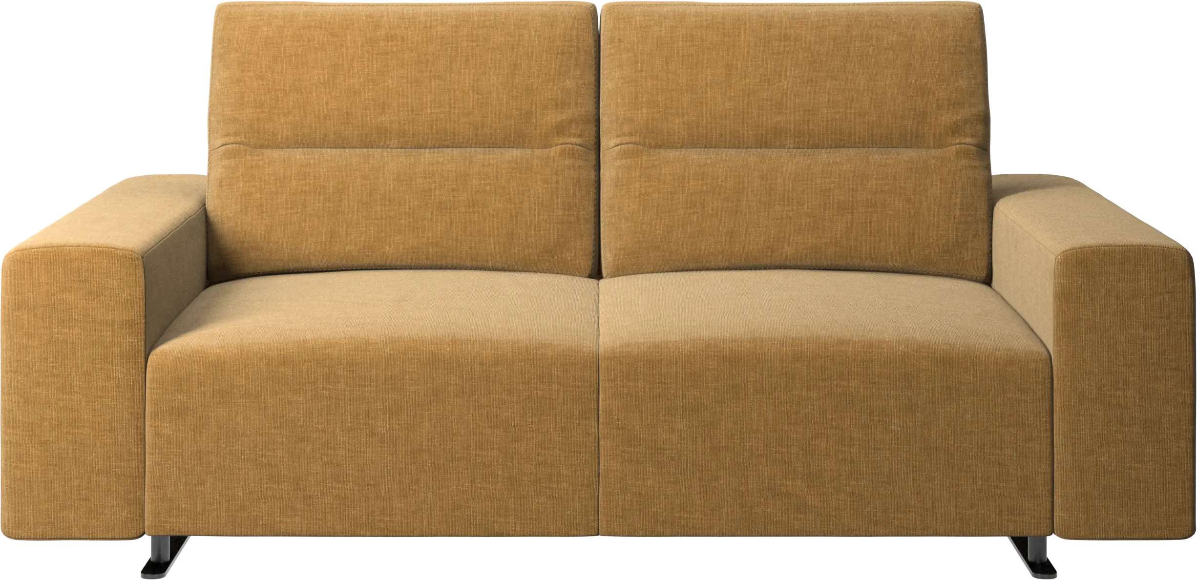 Hampton sofa with adjustable back and storage on the left side
