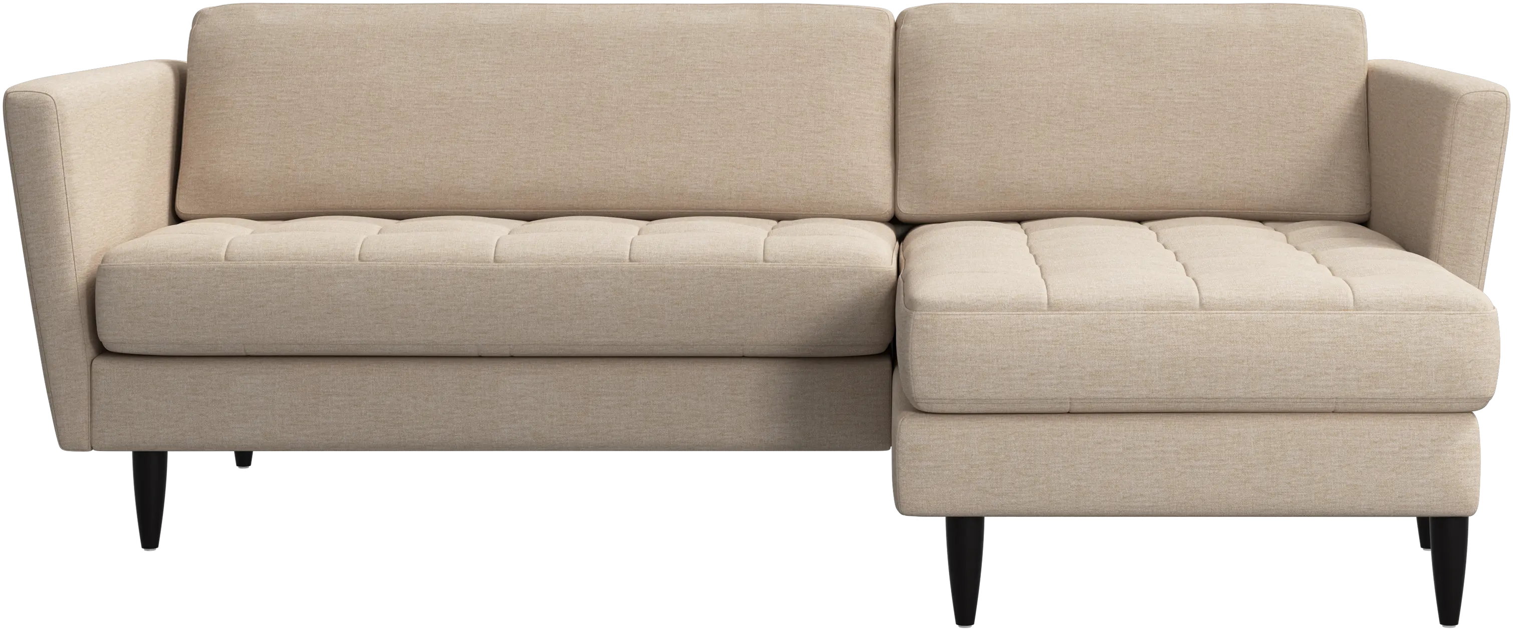 Osaka sofa with resting unit, tufted seat