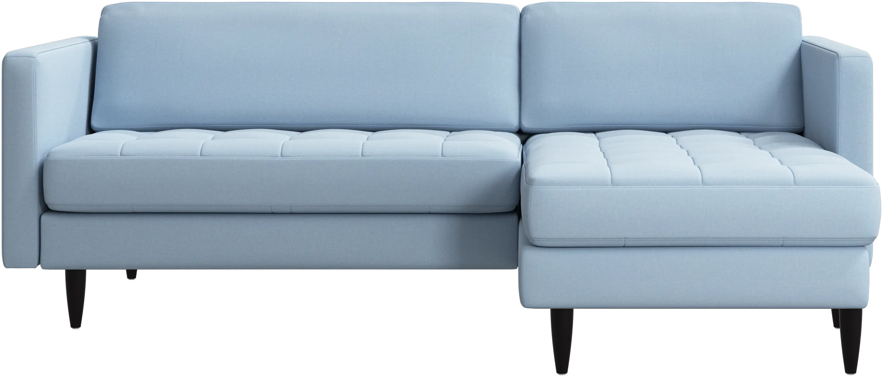 Osaka sofa with resting unit, tufted seat