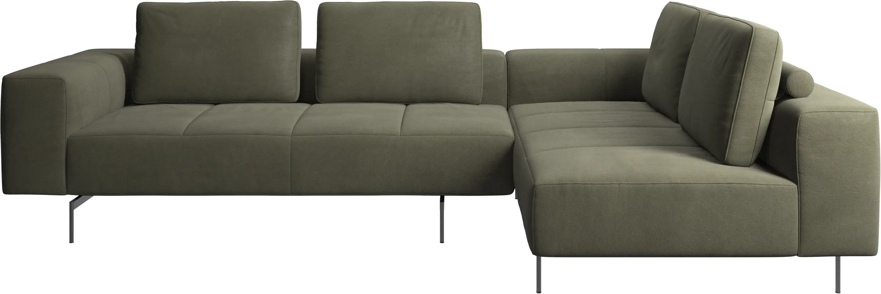 Amsterdam corner sofa with lounging unit