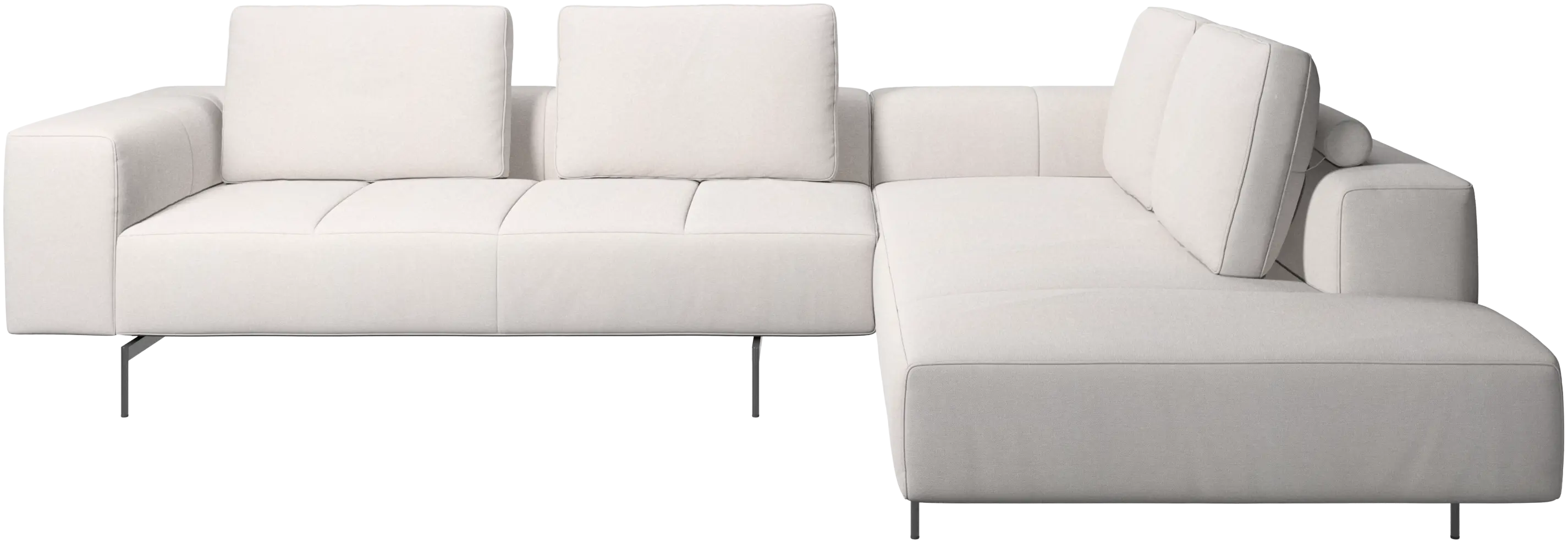 Amsterdam corner sofa with lounging unit