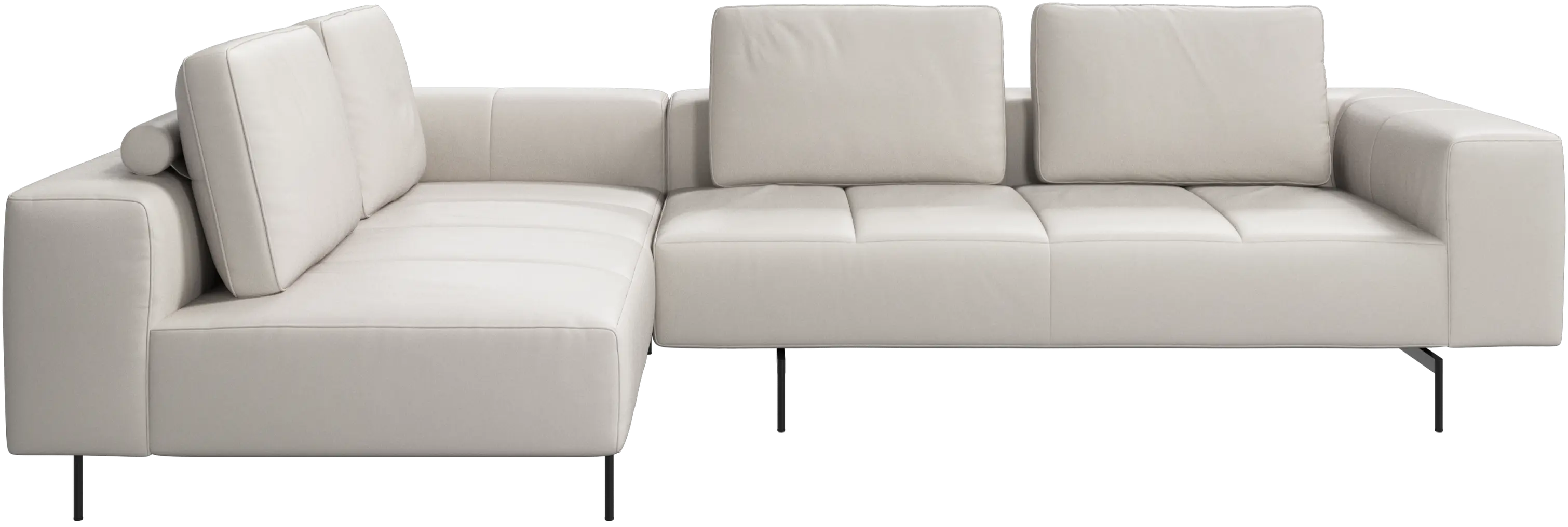 Amsterdam corner sofa with lounging unit
