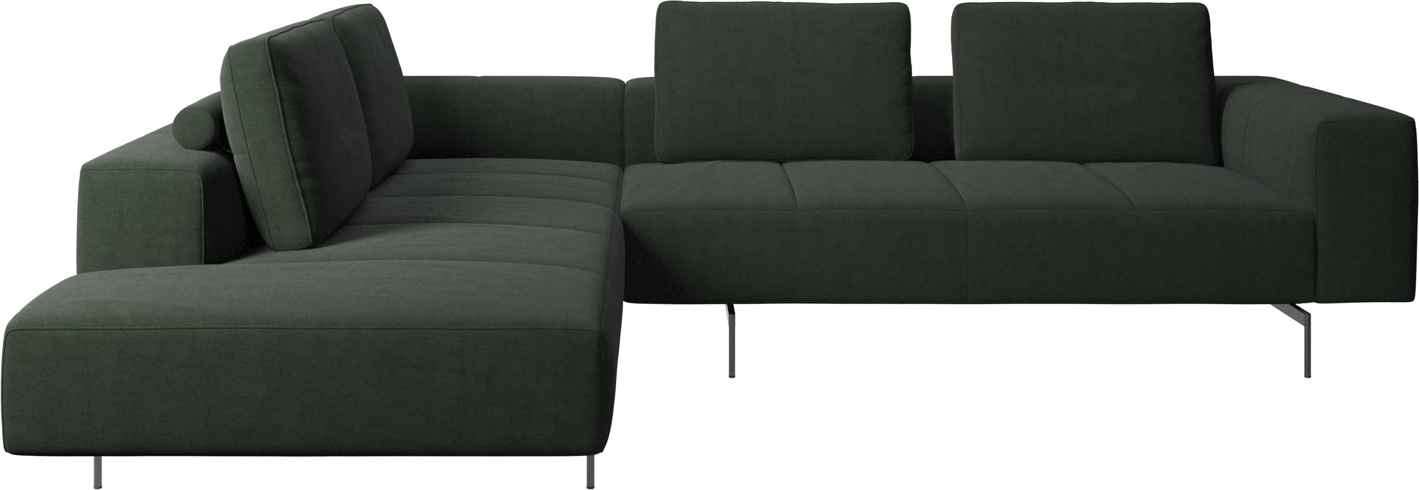Amsterdam corner sofa with lounging unit