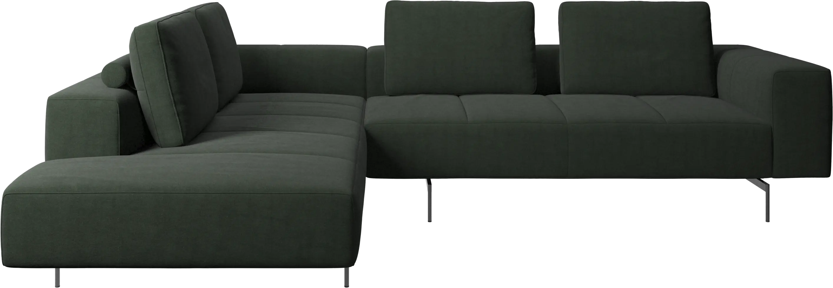 Amsterdam corner sofa with lounging unit