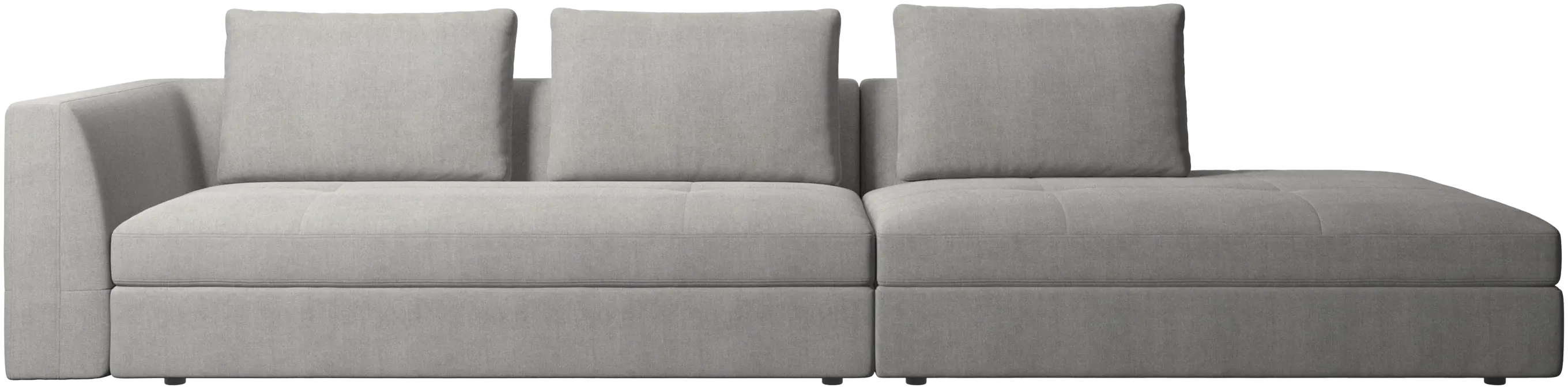 Bergamo sofa with lounging unit