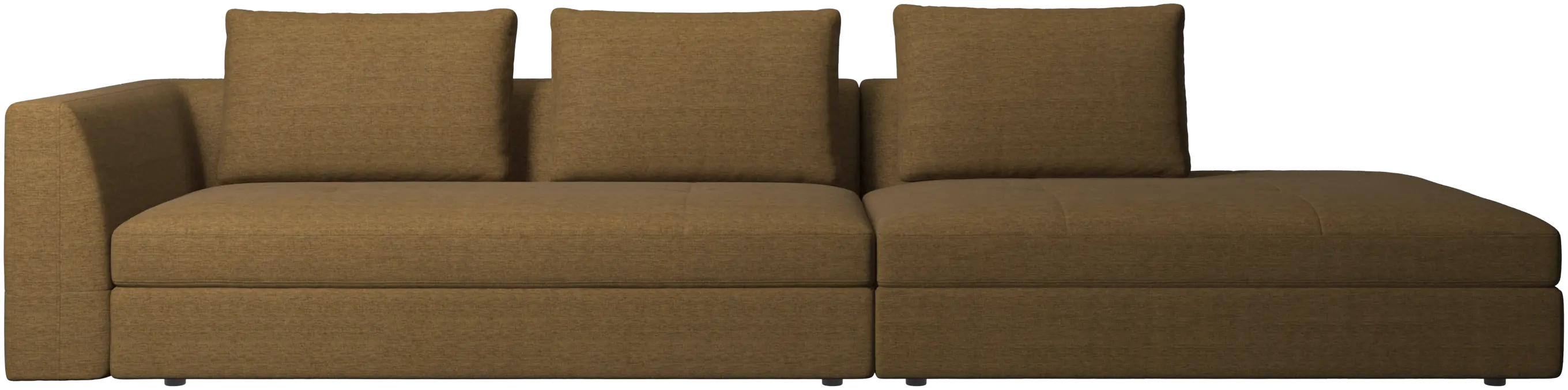 Bergamo sofa with lounging unit