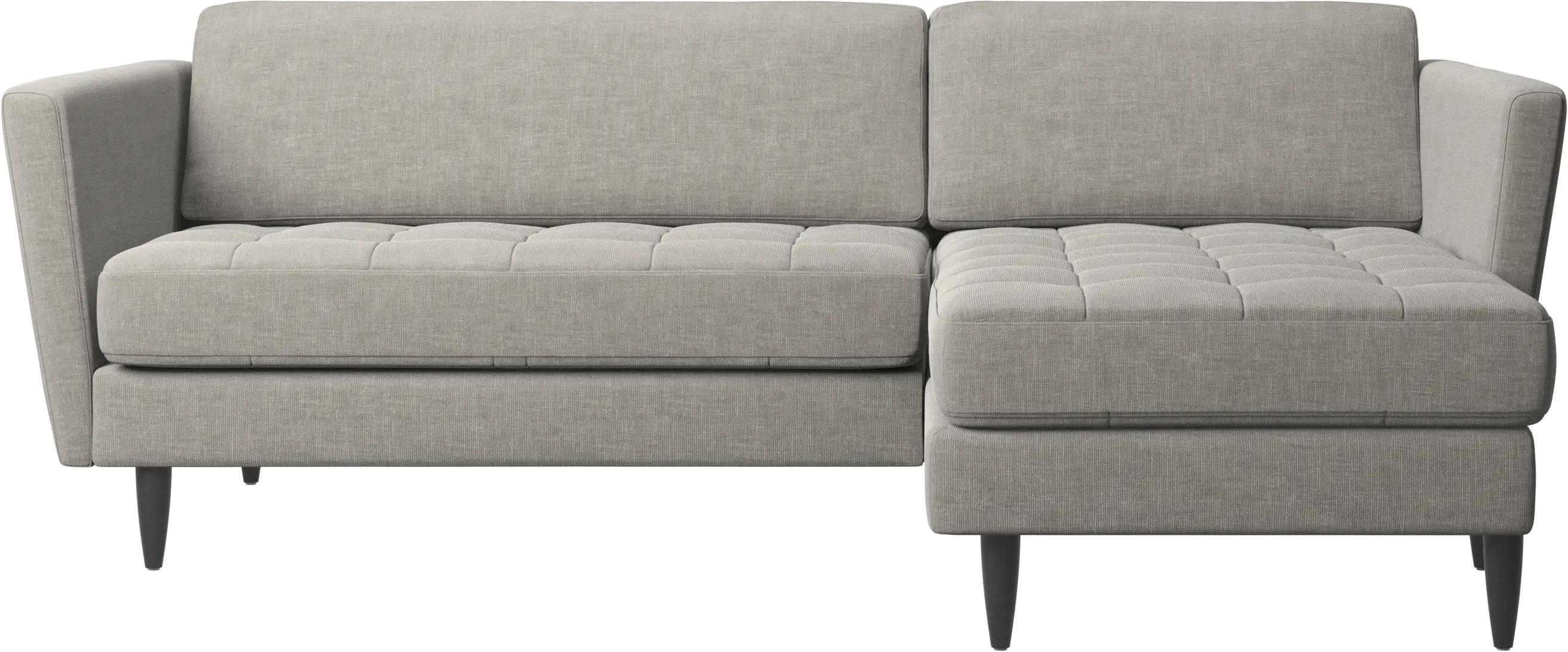 Osaka sofa with resting unit, tufted seat