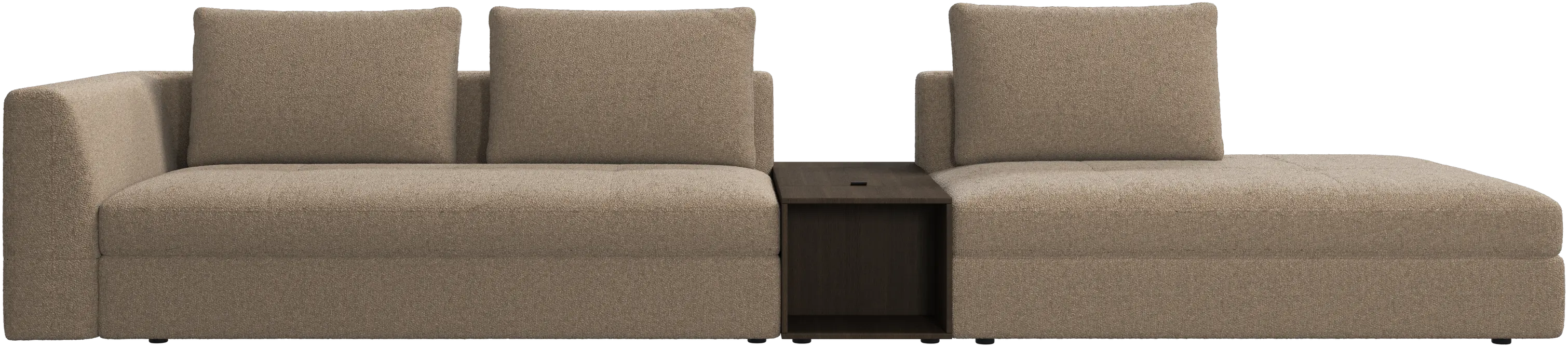 Bergamo 3 seater lounge sofa with storage