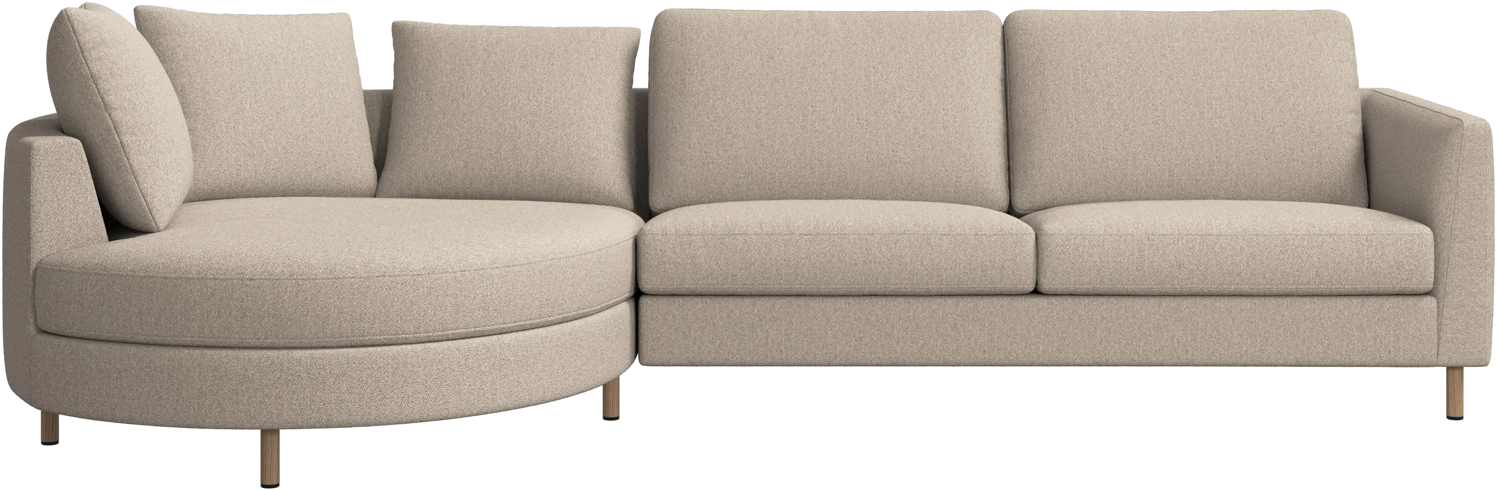 Sofá Indivi con módulo chaise-longue a la izquierda