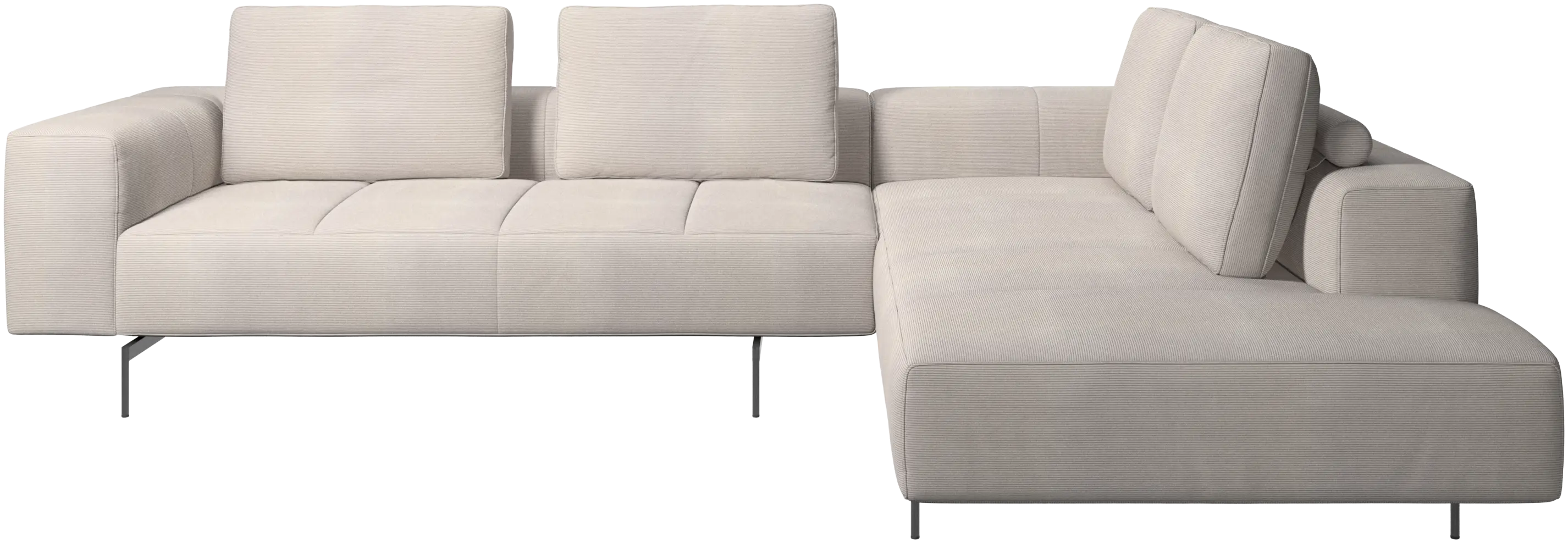 Amsterdam corner sofa with lounging unit