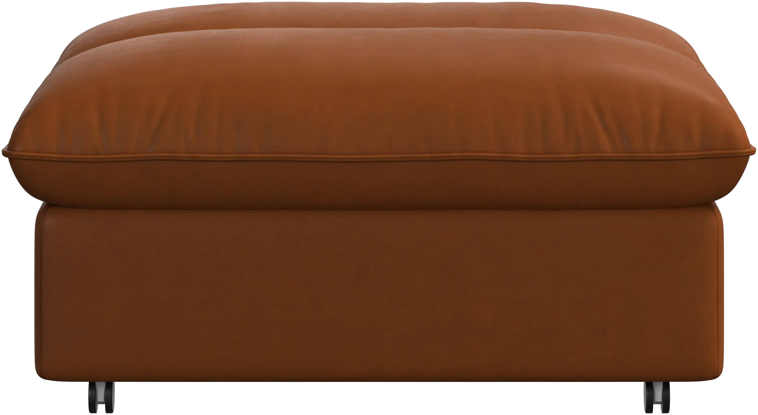 Southampton pouffe on wheels with storage