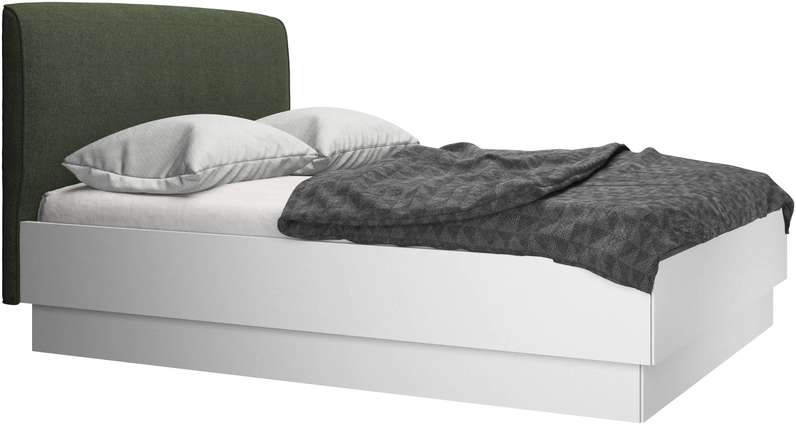Houston, upholstered bed with storage