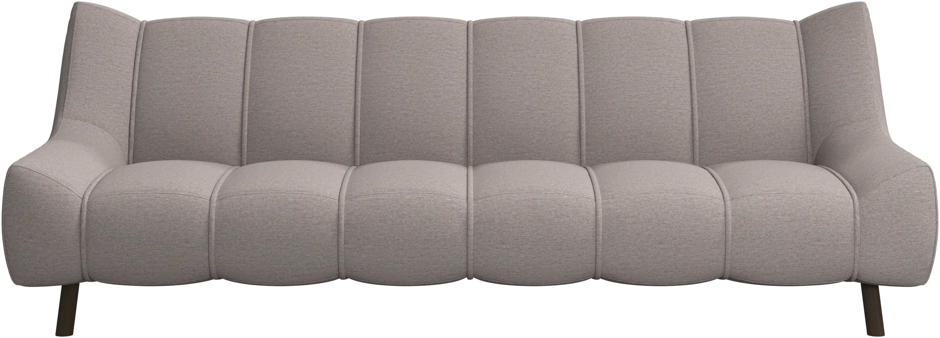Nawabari 3 seater sofa, wooden leg