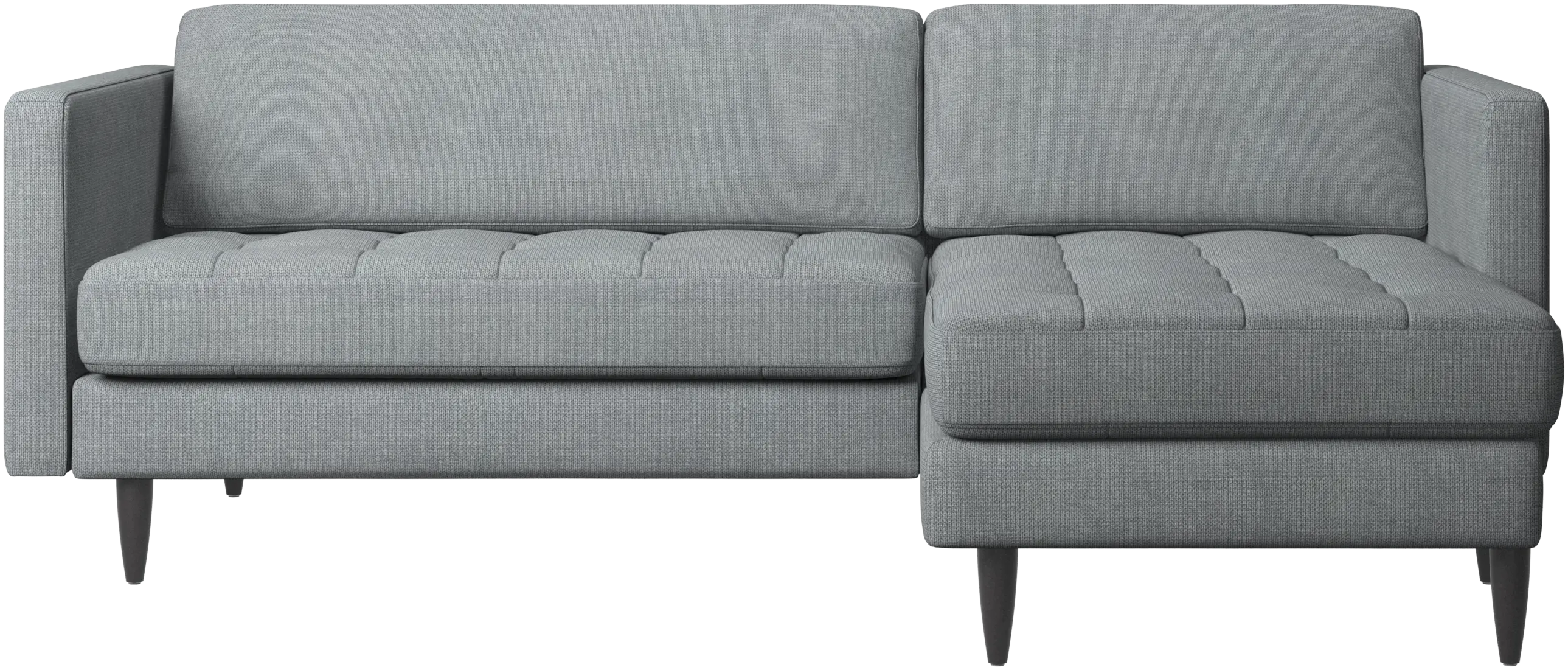 Osaka sofa with resting unit, tufted seat
