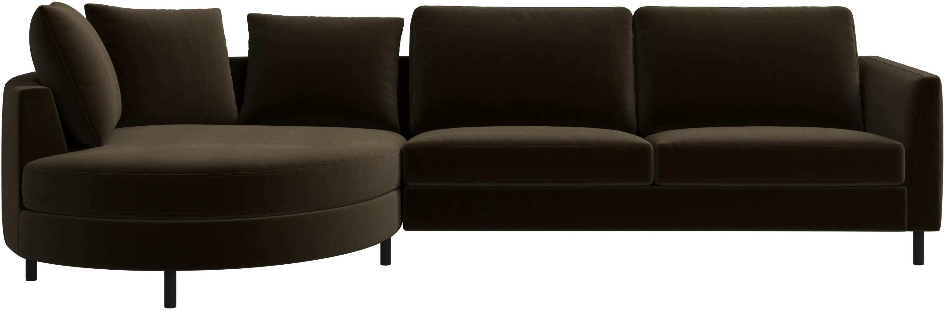 Indivi sofa with chaise longue left