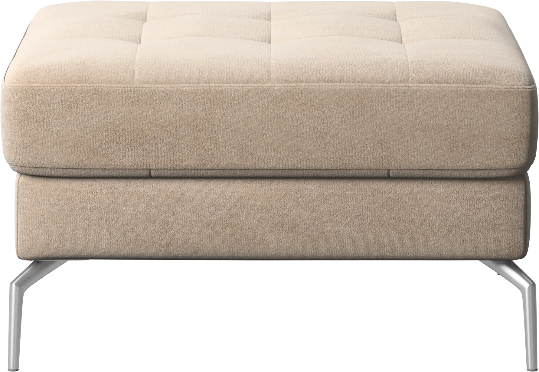 Osaka footstool, tufted seat