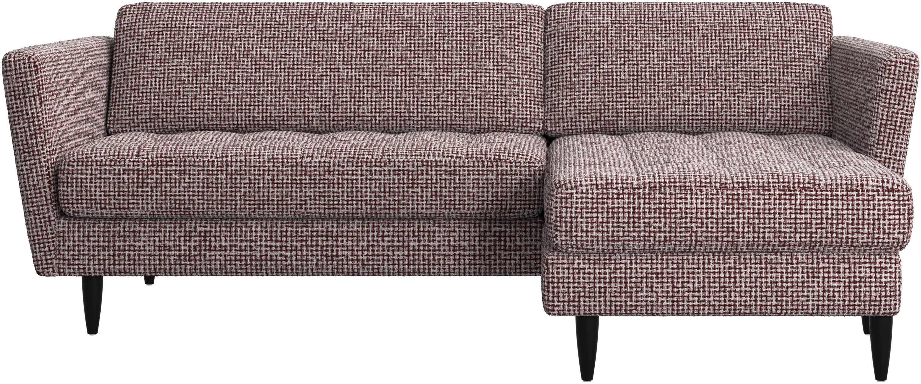 Osaka sofa with resting unit, tufted seat