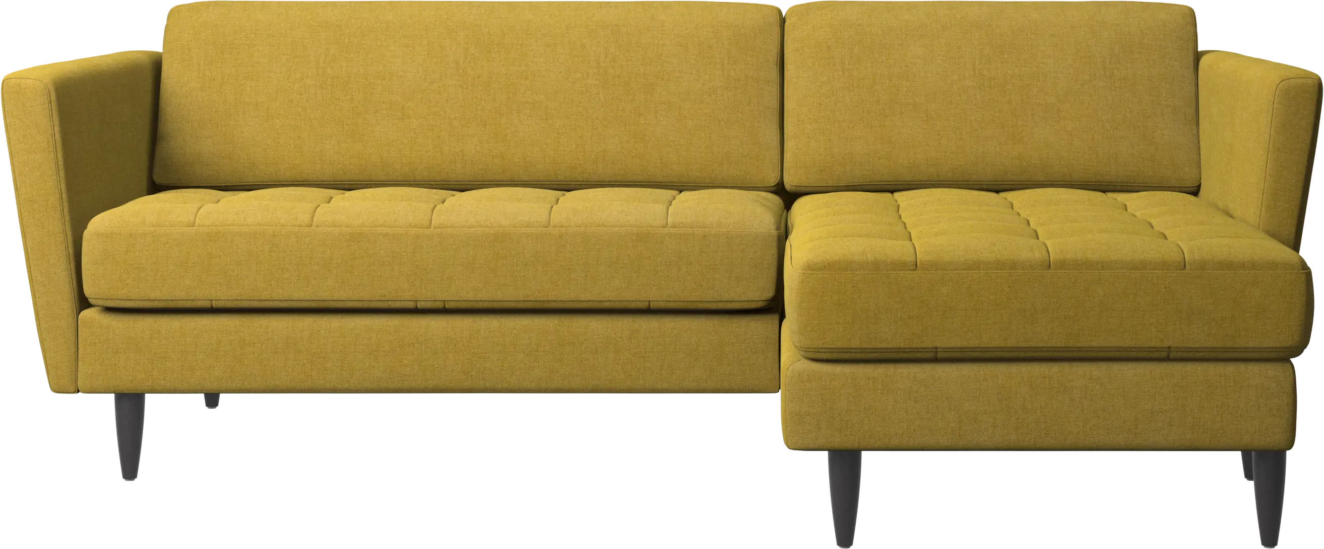 Osaka sofa with resting unit, tufted seat