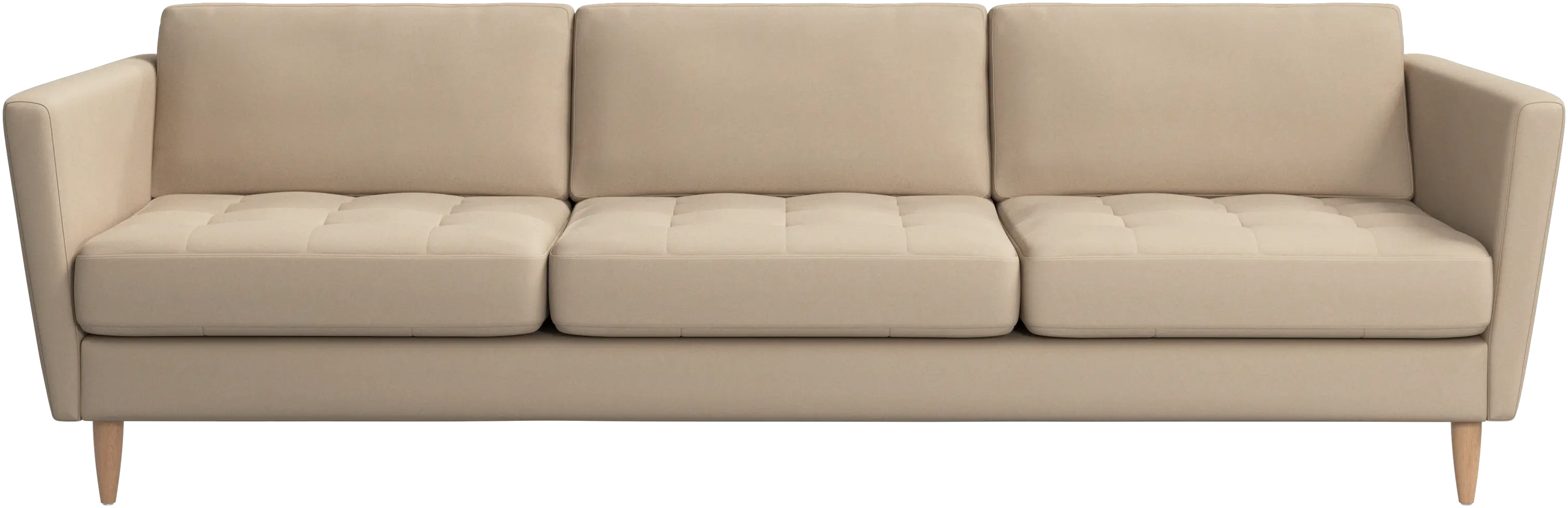 Osaka sofa, tufted seat