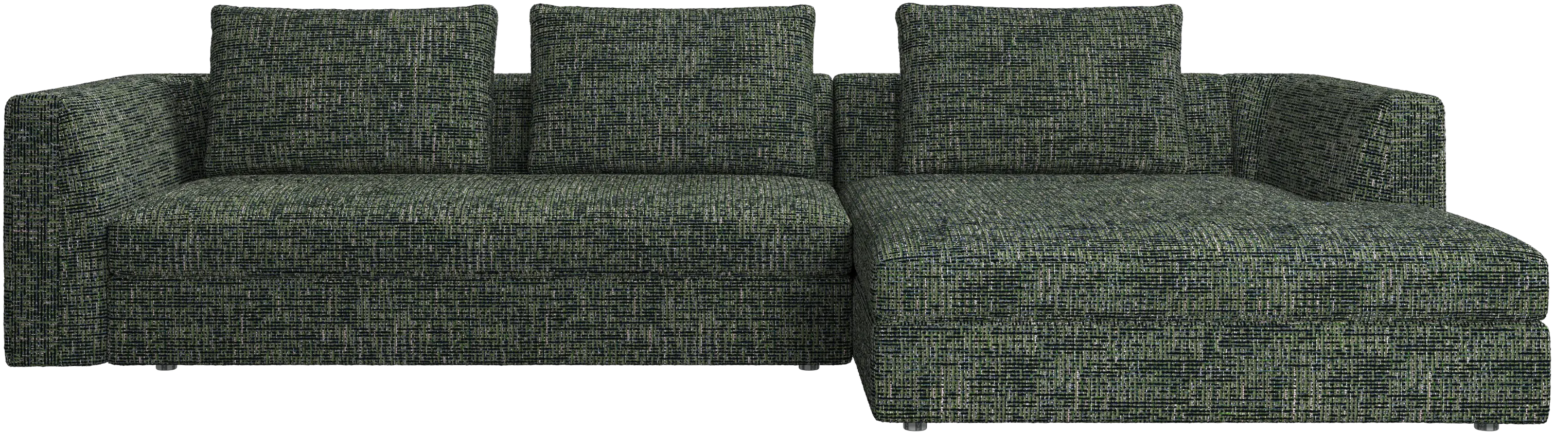 Bergamo sofa with resting unit