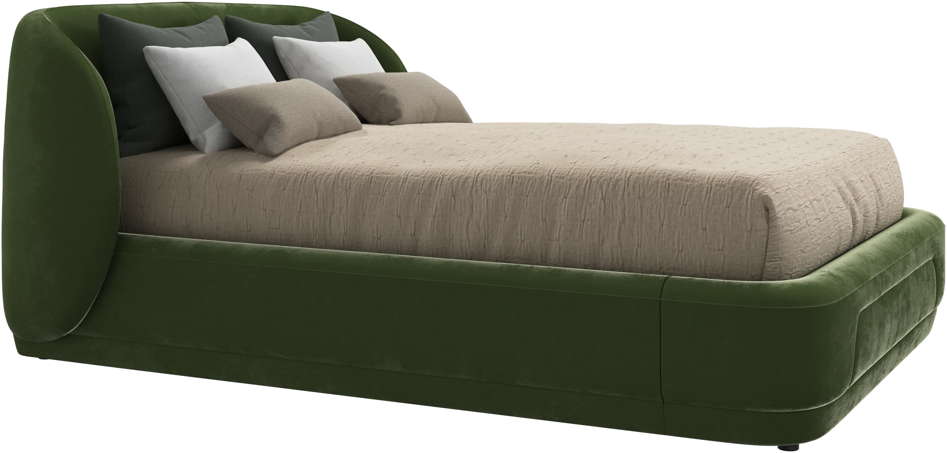 Bolzano bed with slats - W140xL200cm