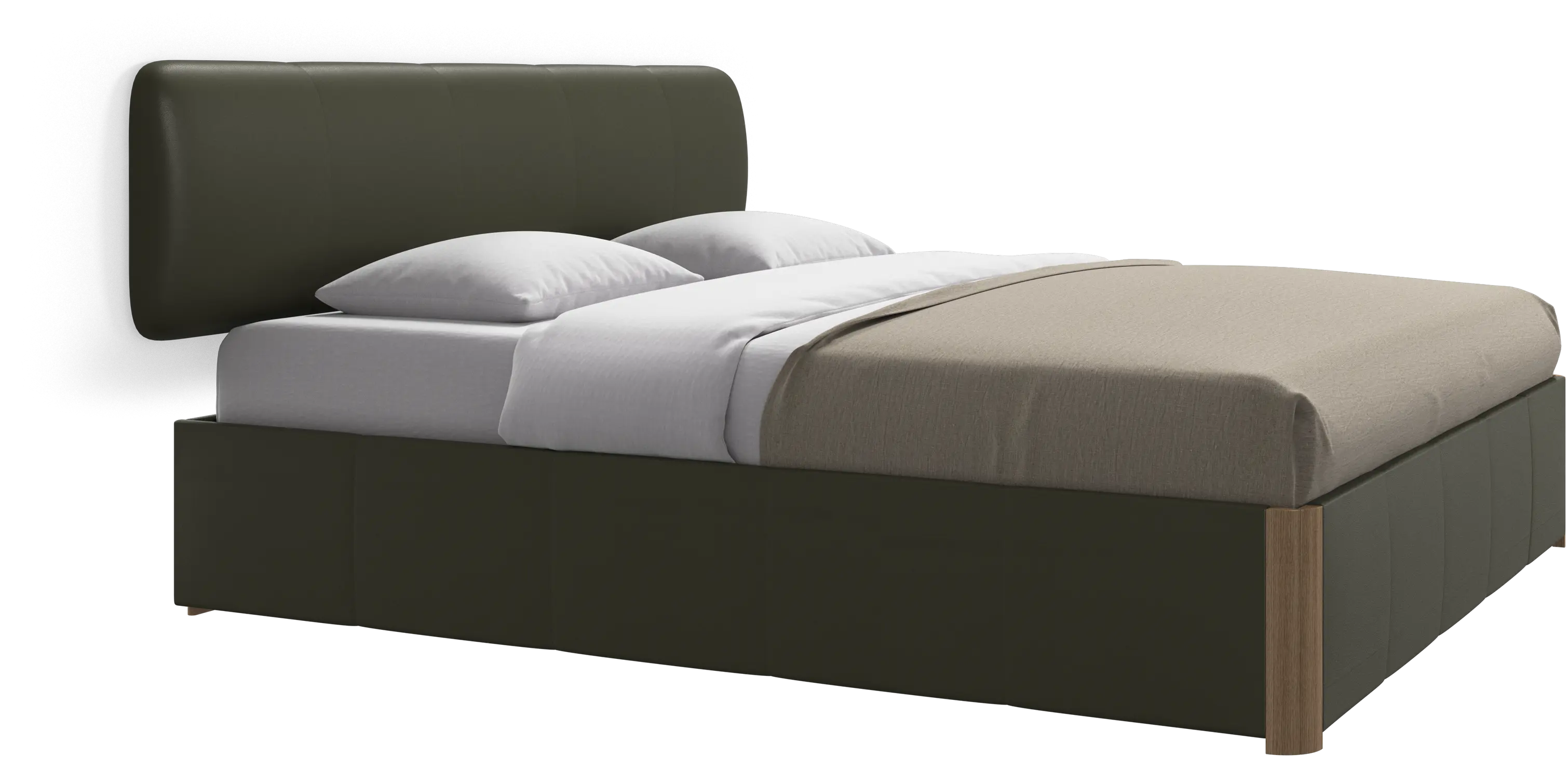 Element bed, wall-mounted headboard, without slats, excl. mattress