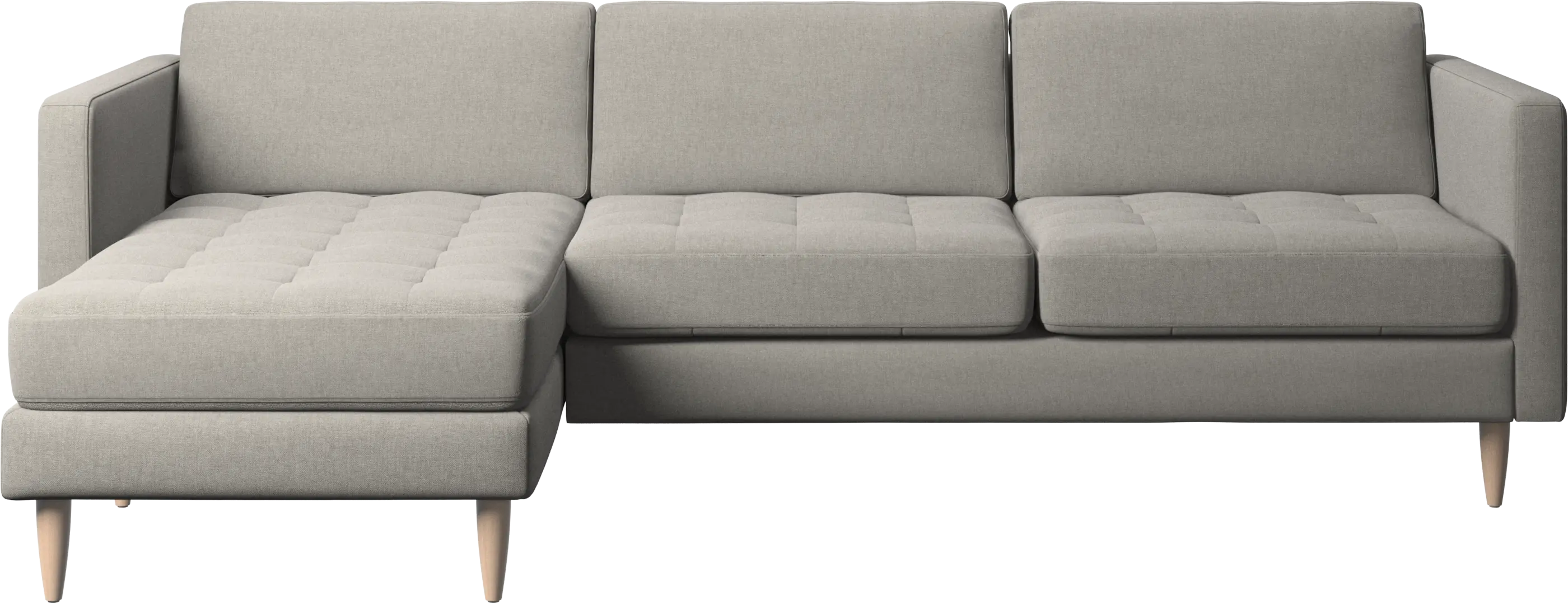 Osaka sofa with resting unit, tufted seat