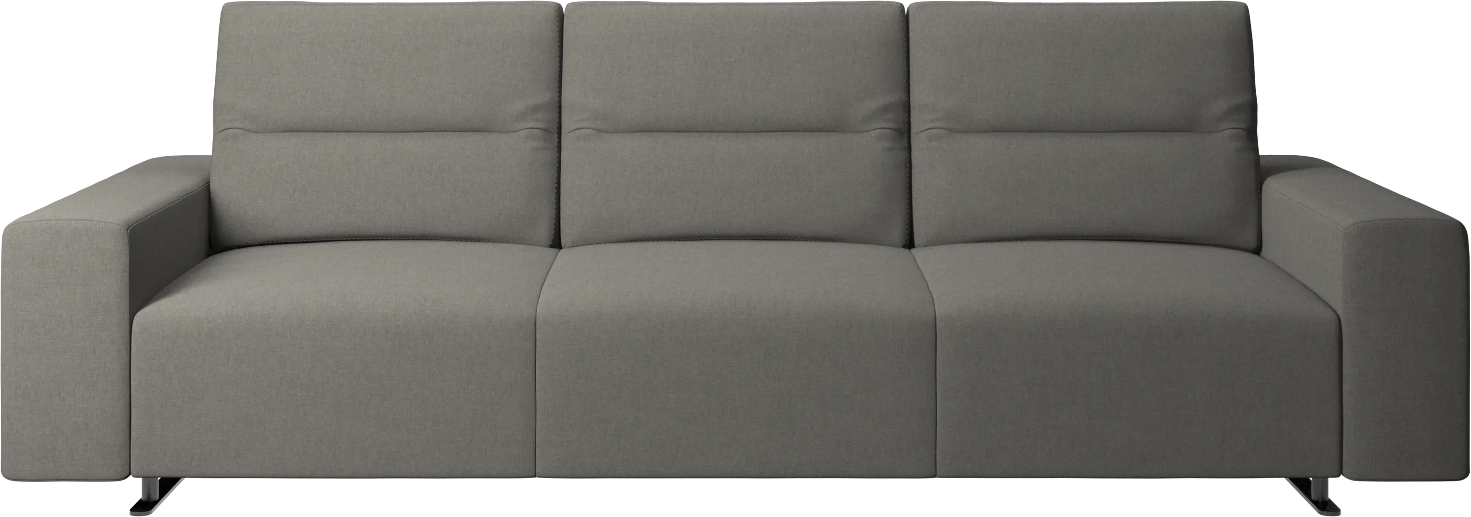 Hampton sofa with adjustable back and storage on the left side