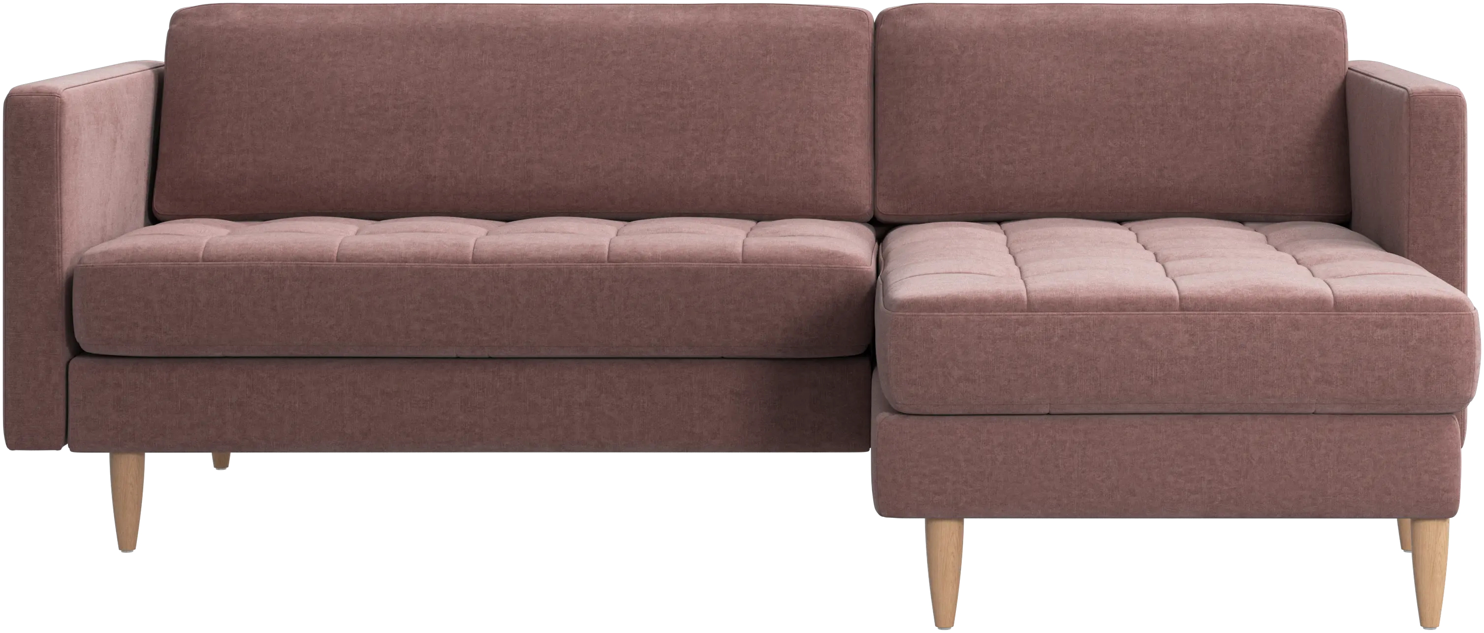 Osaka sofa with resting unit, tufted seat
