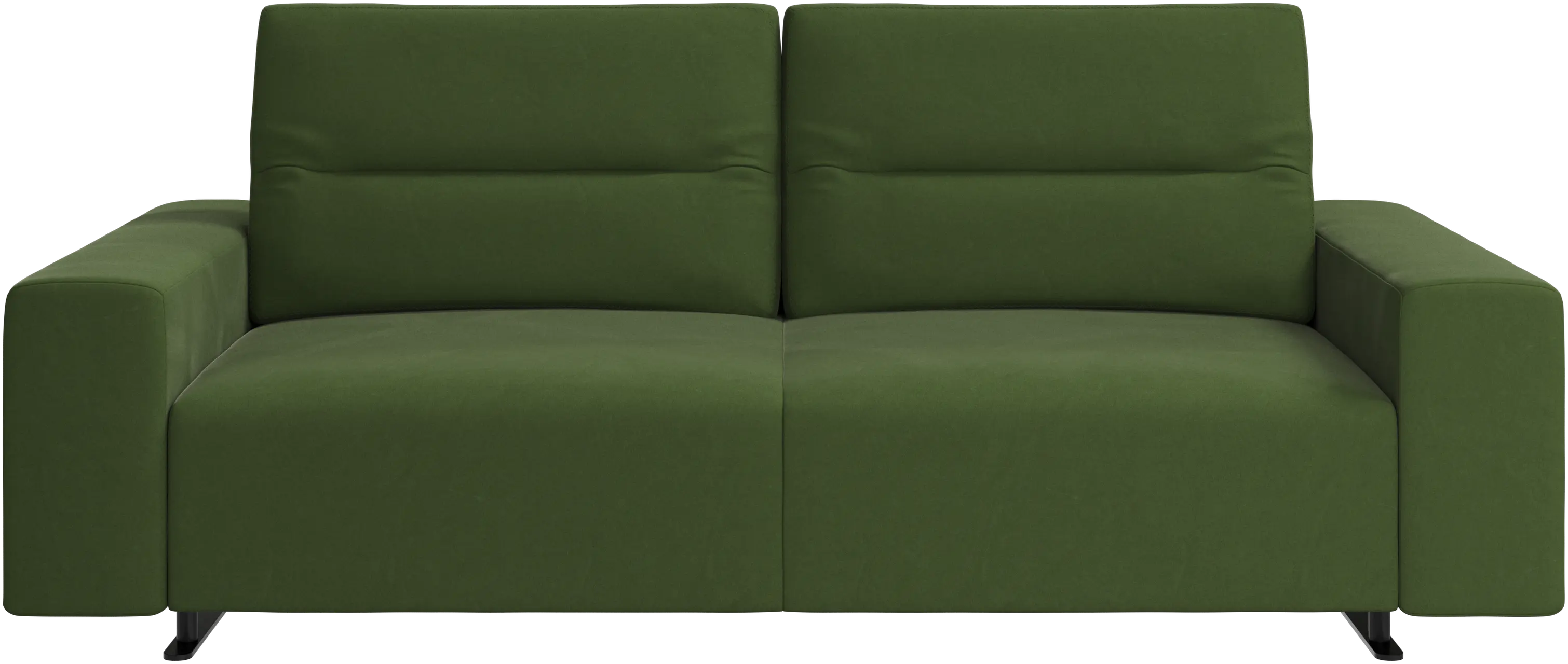 Hampton sofa with adjustable back and storage on the right side