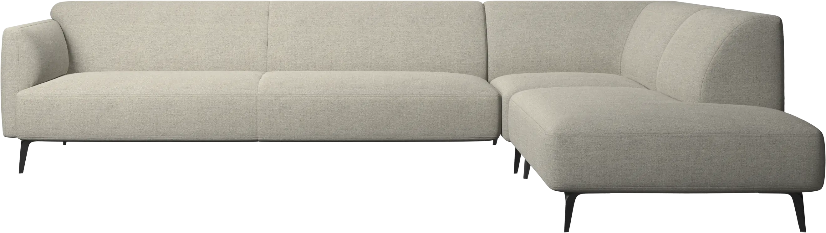 Modena corner sofa with lounging unit