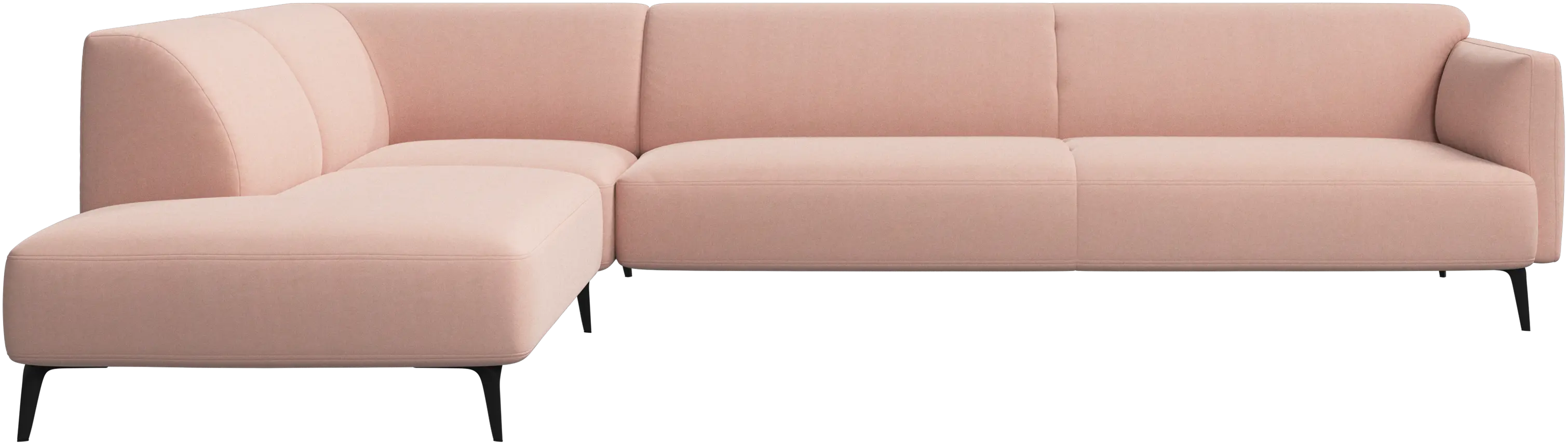 Modena corner sofa with lounging unit