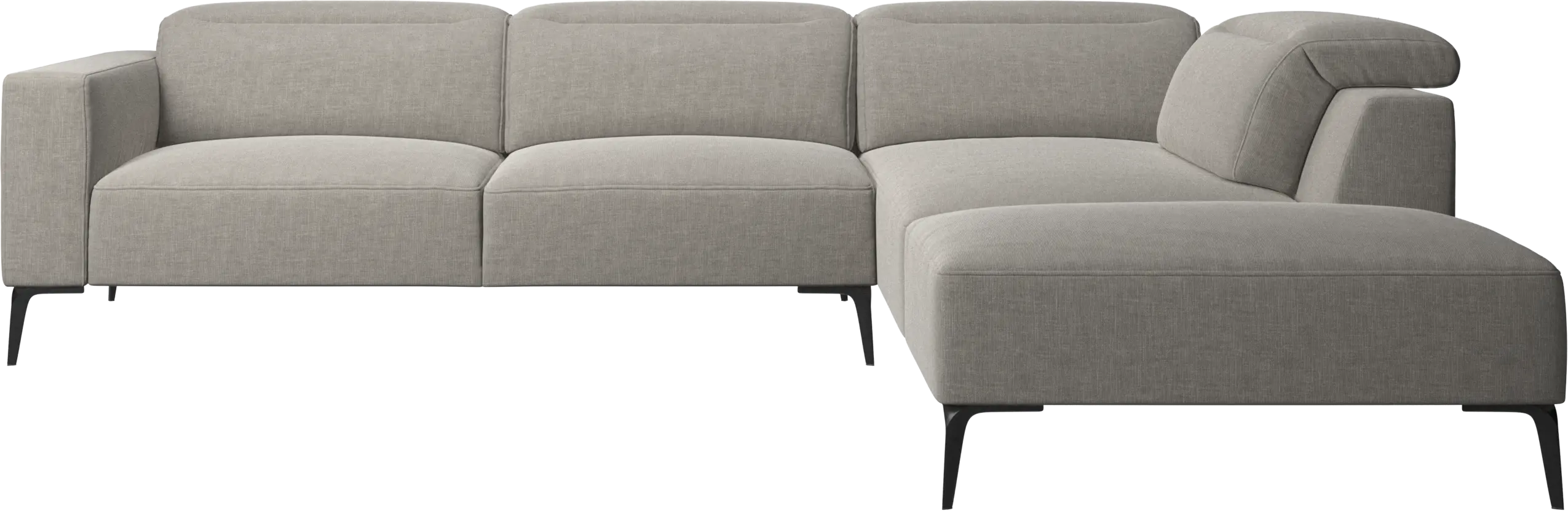 Zürich corner sofa with lounging unit
