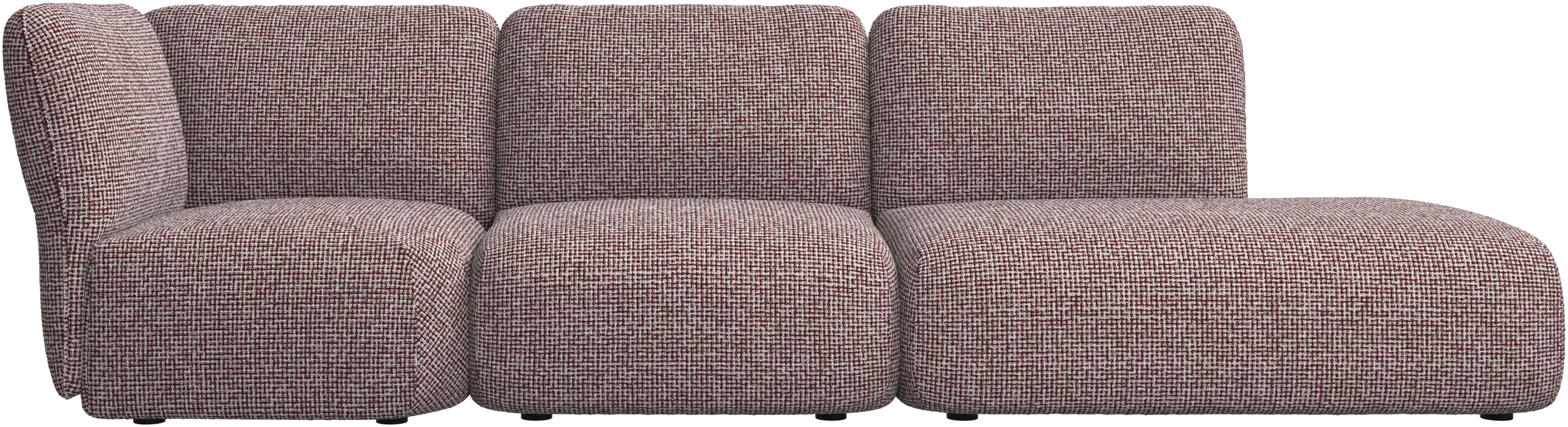 Paraggi sofa with lounging unit left