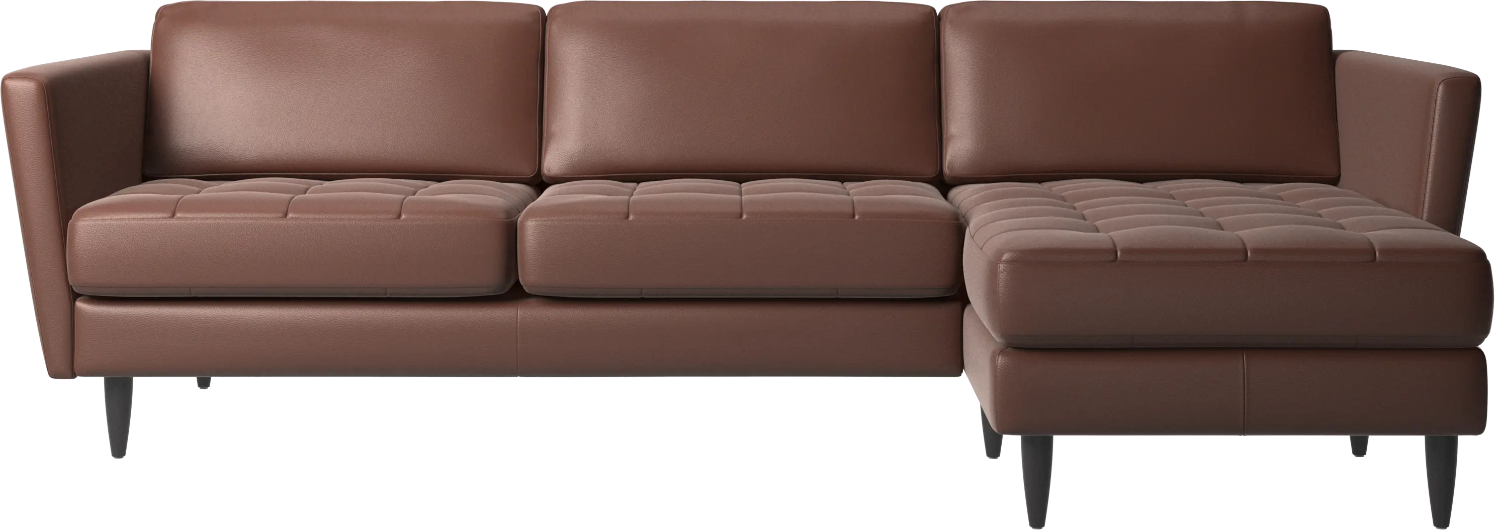Osaka sofa with resting unit, tufted seat